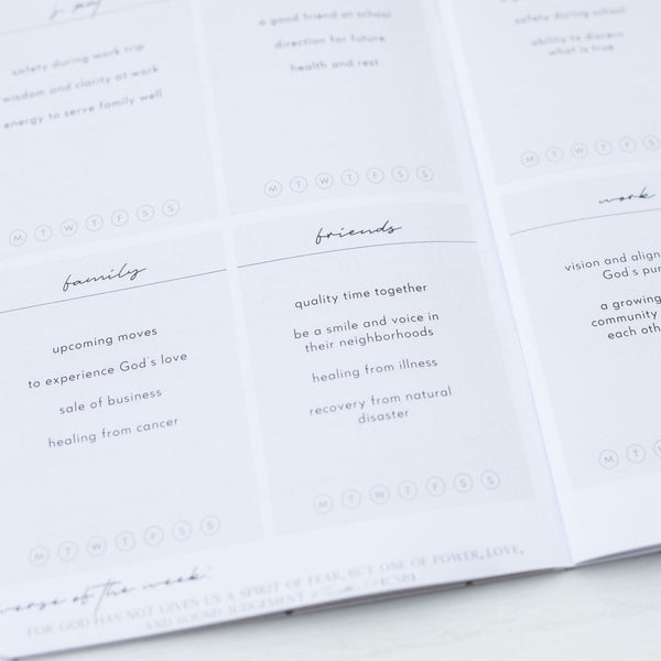 The Three Month Prayer Planner - Brand New Cover Designs - Plan to Pray