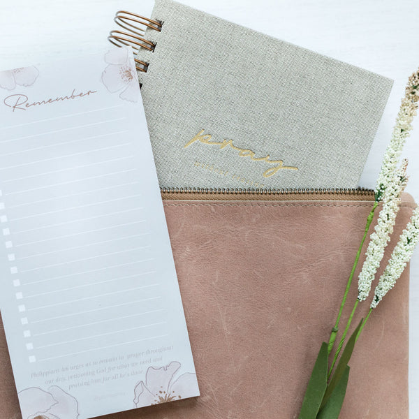Remove Distractions: The Prayer Planner + Notepad Bundle - Plan to Pray