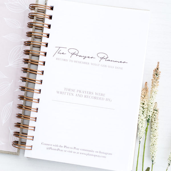 The Yearly Prayer Planner - Plan to Pray