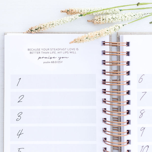 The Yearly Prayer Planner - Plan to Pray
