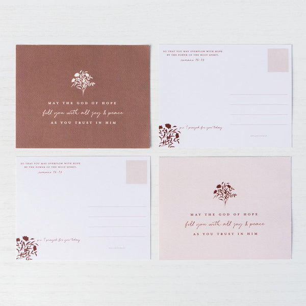 The Prompted to Pray Postcard - Plan to Pray