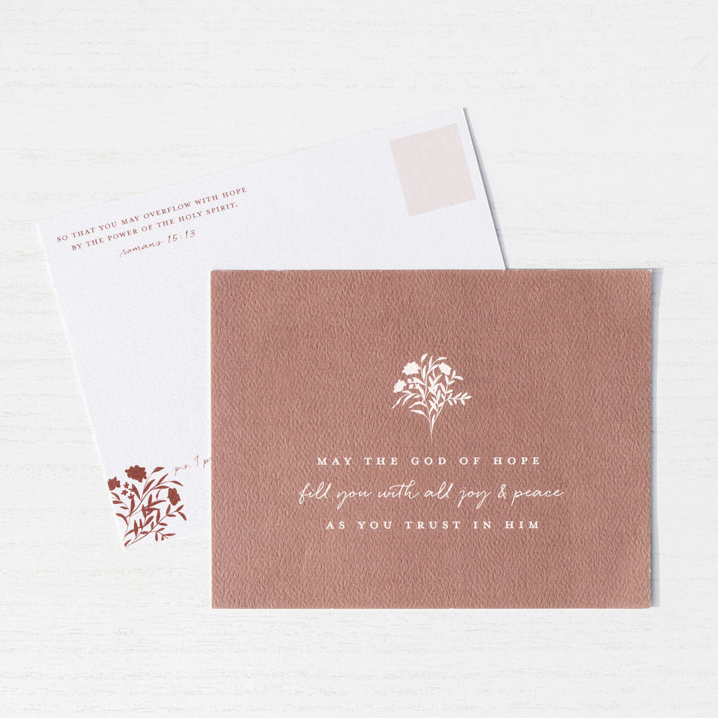 The Prompted to Pray Postcard - Plan to Pray