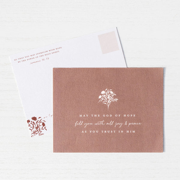 The Prompted to Pray Postcard - Plan to Pray