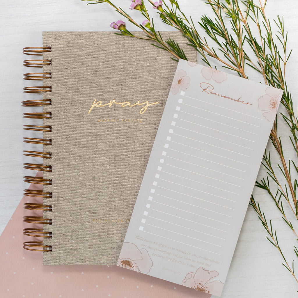 Remove Distractions: The Prayer Planner + Notepad Bundle - Plan to Pray